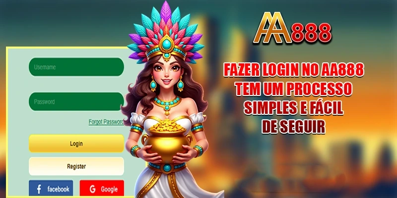 Fazer login no AA888 tem um processo simples e fácil de seguir